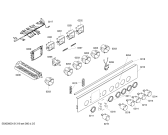 Схема №3 HLN443220F с изображением Ручка переключателя для плиты (духовки) Bosch 00604893