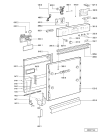 Схема №1 GSI 4619 POWER IN с изображением Обшивка для посудомоечной машины Whirlpool 480140101886