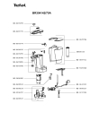 Схема №1 BR304149/70A с изображением Клавиша для электрочайника Tefal MS-0678789