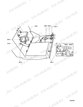 Схема №1 CS 3001 с изображением Обшивка для стиралки Whirlpool 481245288022