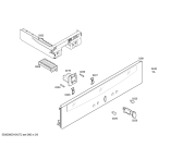 Схема №3 B4560N0FN с изображением Панель управления для плиты (духовки) Bosch 00445889