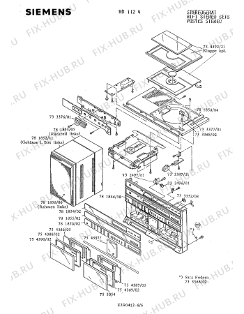 Взрыв-схема аудиотехники Siemens RD1124 - Схема узла 06