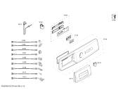 Схема №3 WM14A163 iQ 100 с изображением Панель управления для стиралки Siemens 00708032