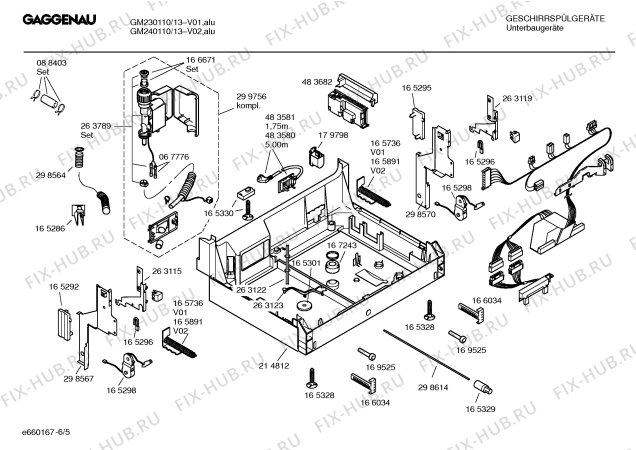 Схема №4 GM240110 с изображением Краткая инструкция для электропосудомоечной машины Bosch 00581914