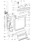 Схема №1 GSF 1988 WS с изображением Панель для посудомоечной машины Whirlpool 481245371303