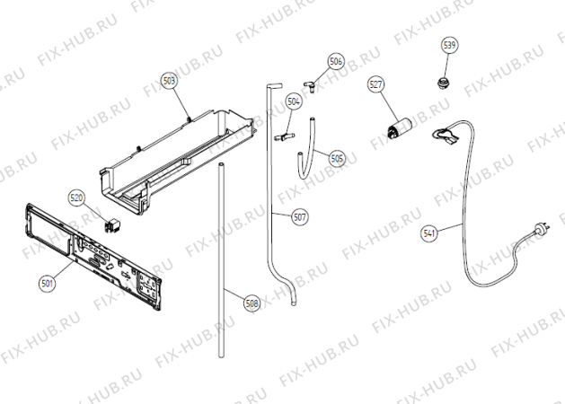 Взрыв-схема стиральной машины Gorenje T702C CE   -White #20470210 (900002517, TD25.1) - Схема узла 05