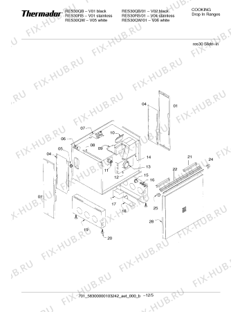 Схема №4 REF30QB с изображением Панель для духового шкафа Bosch 00484752