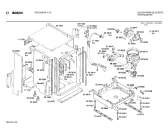 Схема №2 SPI2320 с изображением Панель для посудомоечной машины Bosch 00119516