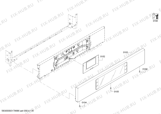 Схема №2 HBLP651RUC Bosch с изображением Кабель для духового шкафа Bosch 00755413