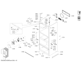 Схема №3 KMF40SB20, Bosch с изображением Дверь для холодильника Bosch 00714343