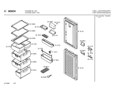 Схема №3 KGV2820 с изображением Дверь для холодильной камеры Bosch 00216132