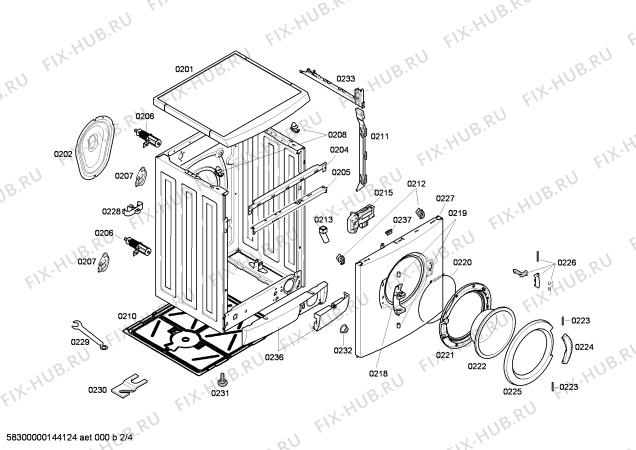 Схема №1 WAE18161SG с изображением Панель управления для стиральной машины Bosch 00709359