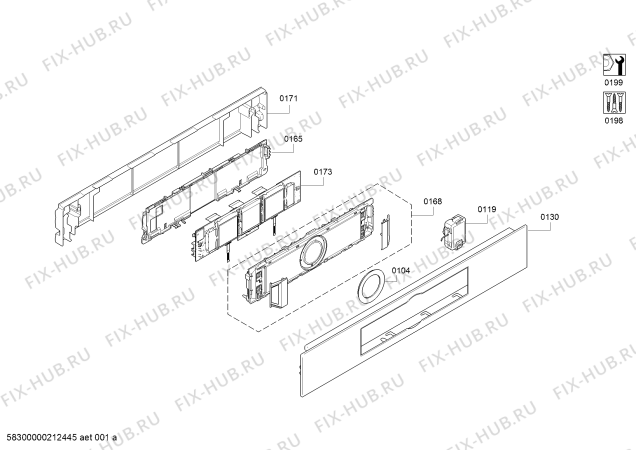 Взрыв-схема плиты (духовки) Bosch HSG836NS1 - Схема узла 02