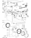 Схема №2 WA 9786 с изображением Модуль (плата) для стиралки Whirlpool 481221470765