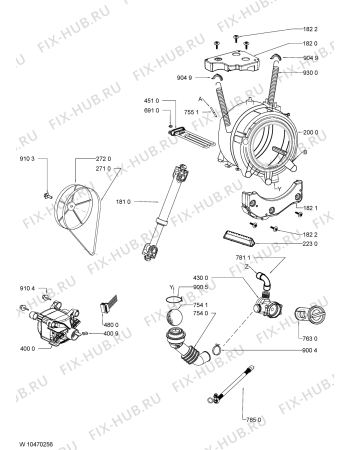 Схема №1 Eco Silver 91 с изображением Блок управления для стиралки Whirlpool 481010441295