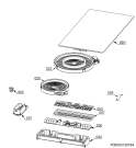 Схема №1 GK38TSO HR5 с изображением Микромодуль для плиты (духовки) Aeg 982140064180017