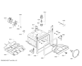 Схема №3 HBA43S421E horno.BO.2d.B4.E0_CIF.pt_bsc.blanco с изображением Внешняя дверь для электропечи Bosch 00673303