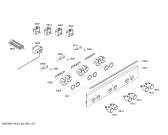 Схема №3 HCE723250G с изображением Панель управления для электропечи Bosch 00700854