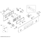 Схема №1 HBM56B551B с изображением Модуль управления, запрограммированный для духового шкафа Bosch 00657715