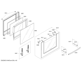 Схема №2 ME301EB с изображением Крышка для духового шкафа Bosch 00247300