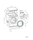 Схема №3 RSM601W (F089012) с изображением Заслонка для стиральной машины Indesit C00378850