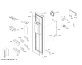 Схема №2 K5950N0 с изображением Вставная полка для холодильной камеры Bosch 00673966