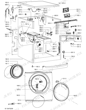 Схема №2 Eco Silver 91 с изображением Блок управления для стиралки Whirlpool 481010441295