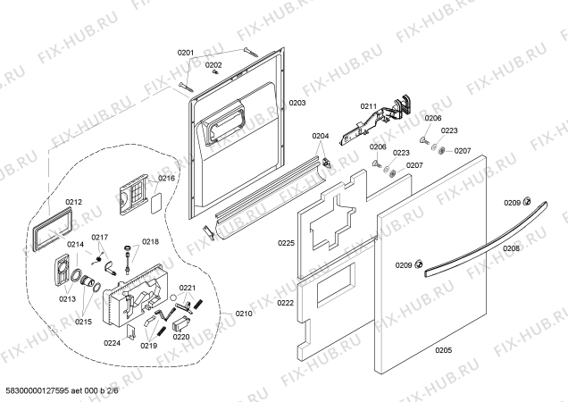 Схема №3 DW44FI с изображением Другое Bosch 00492036