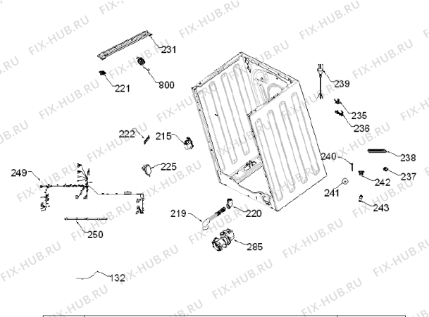 Схема №1 WF5100 (171242, LB1042CR4A) с изображением Фильтр насоса (помпы) для стиральной машины Gorenje 359606