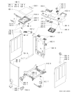 Схема №1 WATE 9590/1 с изображением Декоративная панель для стиральной машины Whirlpool 480111100822