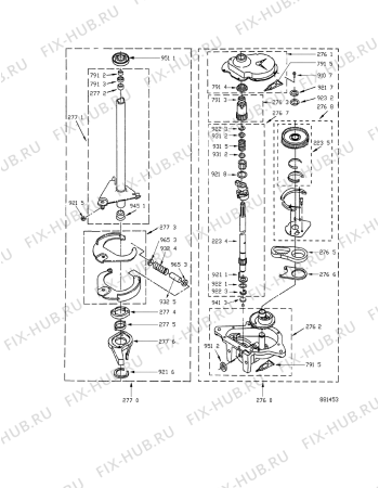 Схема №2 3LBR6132EAWM (F092418) с изображением Скрепление для сушилки Indesit C00343398