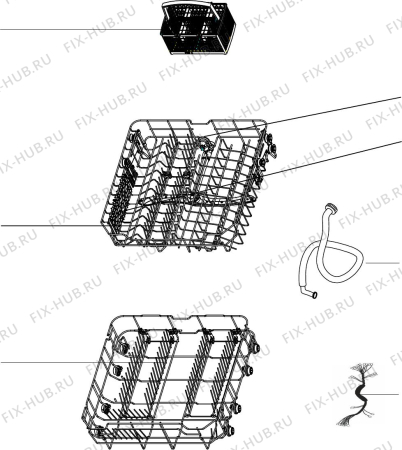 Схема №3 DEDW6012SC с изображением Кнопка для посудомоечной машины DELONGHI DAU1591140