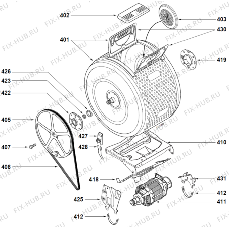 Схема №3 WTD63110 (258673, L10EWD111112) с изображением Соединитель для стиралки Gorenje 269329