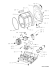 Схема №1 AWZ 3428 с изображением Обшивка Whirlpool 480112100144