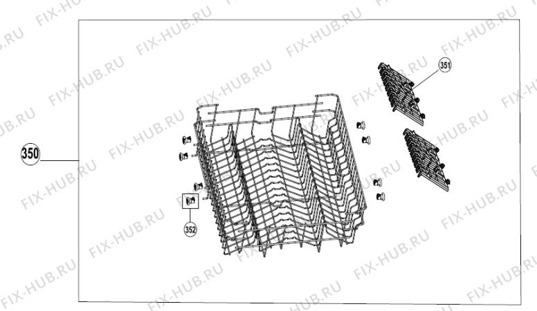 Взрыв-схема посудомоечной машины Gorenje GU8225W(388430, UNPT21T1) - Схема узла 02