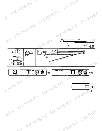 Взрыв-схема холодильника Electrolux TC1383 - Схема узла Electrical equipment