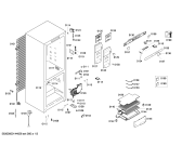 Схема №1 KGN36Y42 с изображением Дверь морозильной камеры для холодильной камеры Bosch 00686641