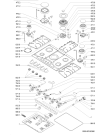 Схема №1 AKM 373/IX с изображением Краник для плиты (духовки) Whirlpool 481231028121