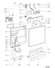 Схема №1 ADP 7570 BL с изображением Обшивка для посудомоечной машины Whirlpool 480140100853