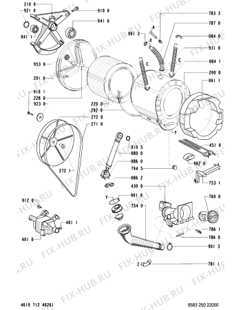 Схема №1 WA 3760/WS-D с изображением Декоративная панель для стиралки Whirlpool 481245219838