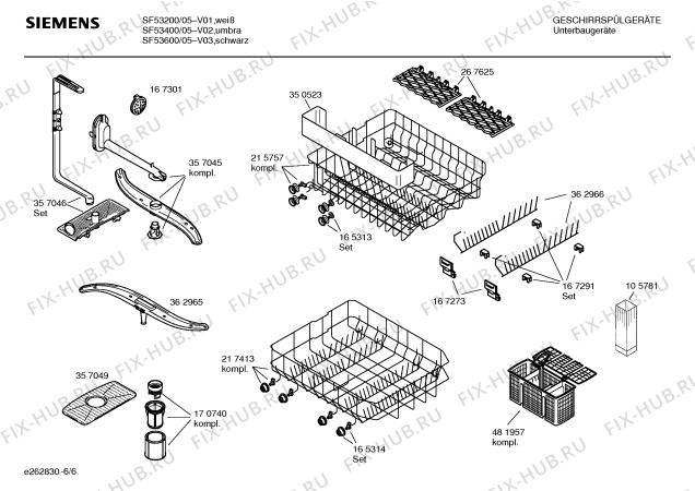 Схема №2 SF53601 с изображением Передняя панель для посудомойки Siemens 00357262