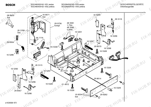Схема №3 SE34A462 с изображением Краткая инструкция для посудомоечной машины Bosch 00584559