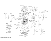 Схема №1 3HW440X с изображением Панель управления для плиты (духовки) Bosch 00689207