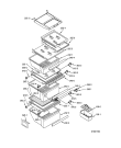 Схема №3 ARG490 ARG 490/PW с изображением Вноска для холодильной камеры Whirlpool 481952648246