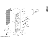 Схема №1 KG36WVI30G Siemens с изображением Дверь морозильной камеры для холодильной камеры Siemens 00714241