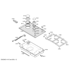 Схема №1 PGF775K01N с изображением Рассекатель горелки для плиты (духовки) Bosch 00600443