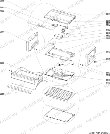 Схема №1 KCBCS 18600 с изображением Дверь для холодильника Whirlpool 481010525033