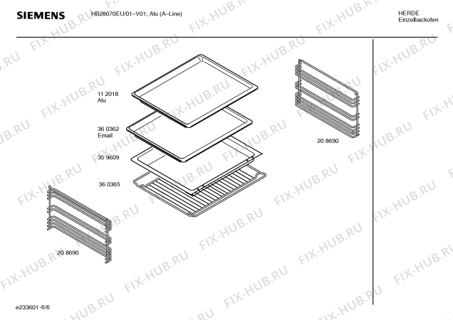 Схема №3 HE28074SK с изображением Планка ручки для духового шкафа Siemens 00359536