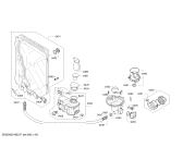 Схема №2 SMV93M40NL с изображением Силовой модуль запрограммированный для посудомойки Bosch 12016447