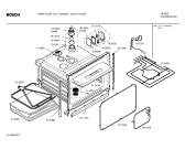 Схема №2 HBN6752 с изображением Крепеж для плиты (духовки) Bosch 00365237
